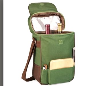 Picnic Time Duet Wine🍷 & Cheese 🧀 Insulated Cooler Tote Camping Picnic Beach